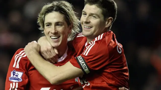 Fernando Torres and Steven Gerrard