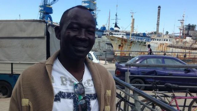 A Sudanese migrant in Malta