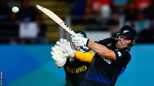 Corey Anderson batting against Australia