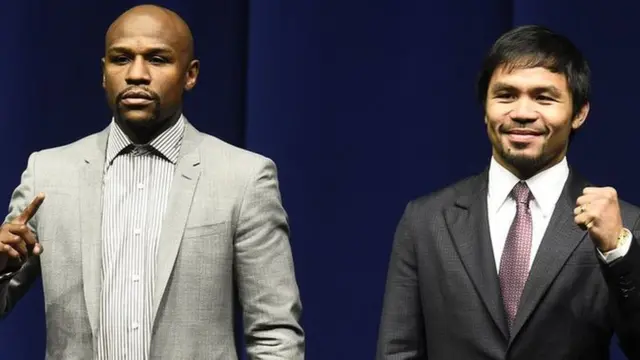 Floyd Mayweather and Manny Pacquiao