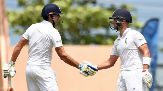 Alastair Cook and Jonathan Trott