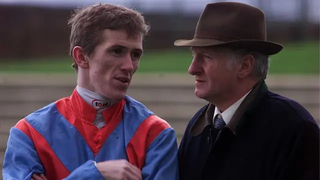 AP McCoy and Martin Pipe