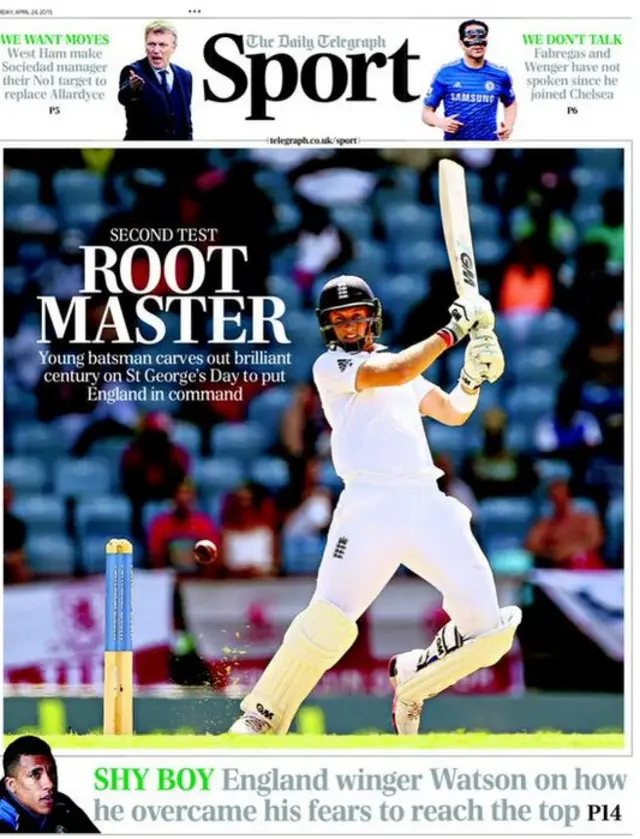 Daily Telegraph back page