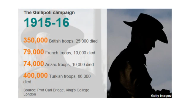 Gallipoli casualty graphic