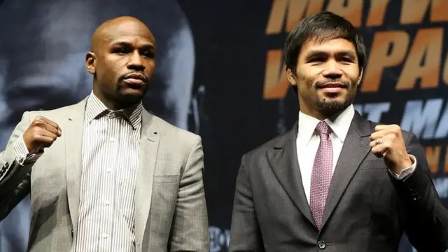 Floyd Mayweather and Manny Pacquiao