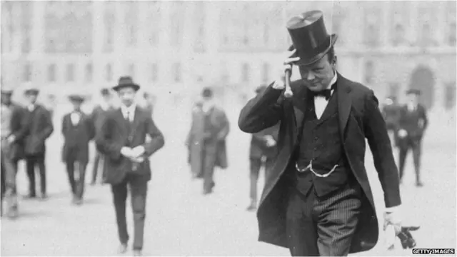 Winston Churchill in 1915