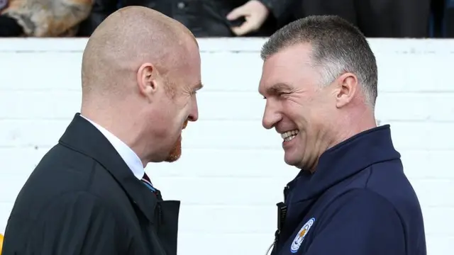 Sean Dyche and Nigel Pearson