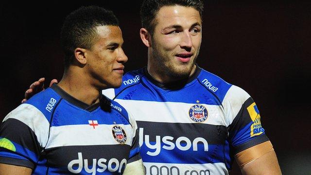 Sam Burgess and Anthony Watson