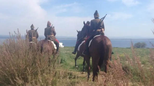 Turkish cavalry, in the dress of 1915