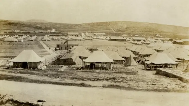 A convalescent camp in Malta