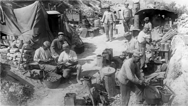 A French field kitchen on the Gallipoli peninsula