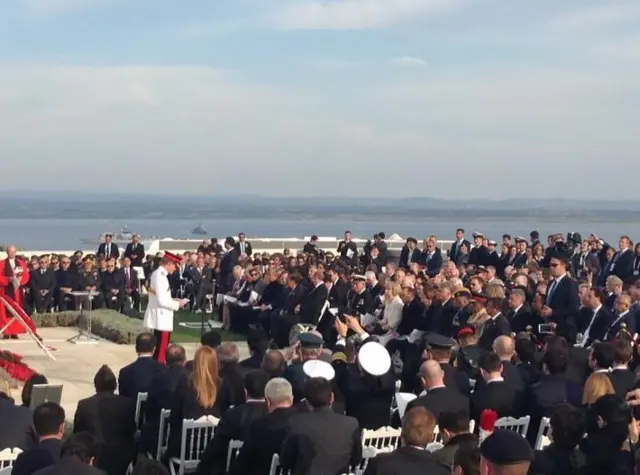 Prince Harry addresses Cape Helles service