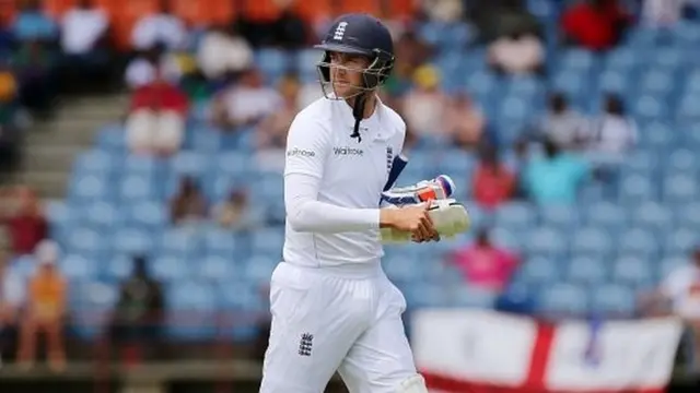 Stuart Broad walks off