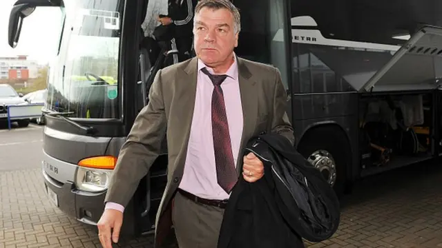 West Ham United manager Sam Allardyce