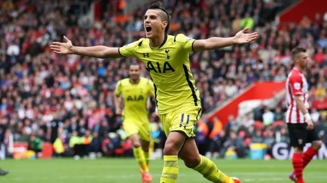 Tottenham goalscorer Erik Lamela