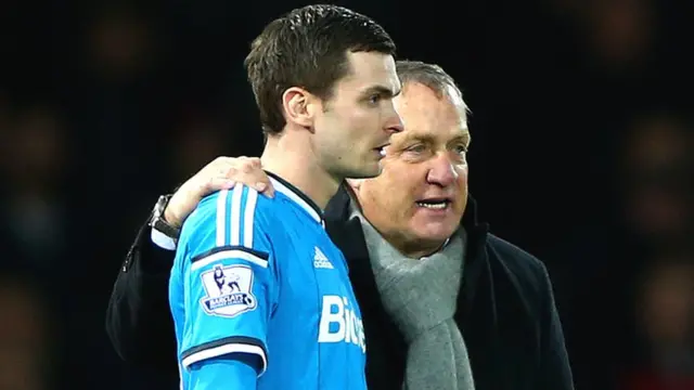 Adam Johnson and Dick Advocaat