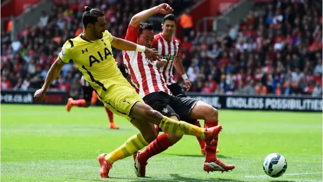 Nacer Chadli scores for Tottenham