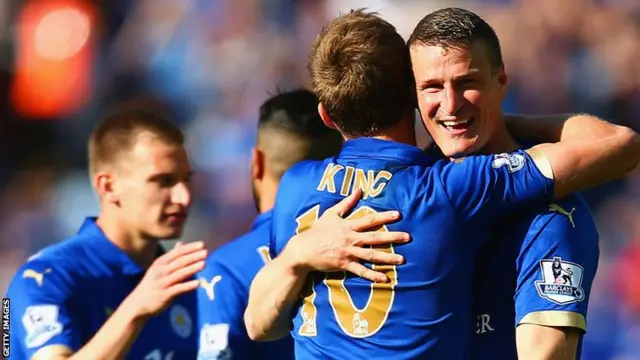 Andy King and Robert Huth