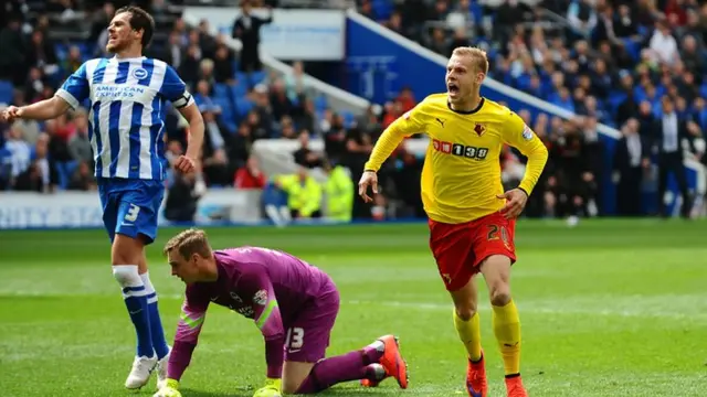 Vydra scores against Brighton