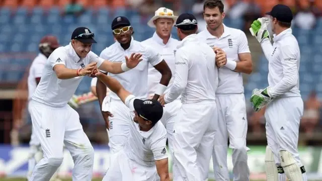 England celebrate