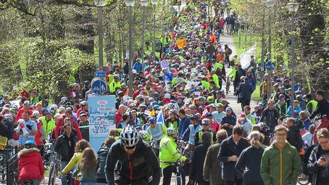 Pedal on Parliament event