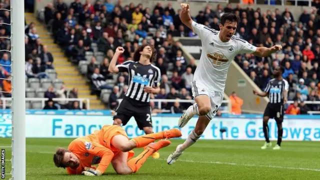 Jack Cork scores for Swansea