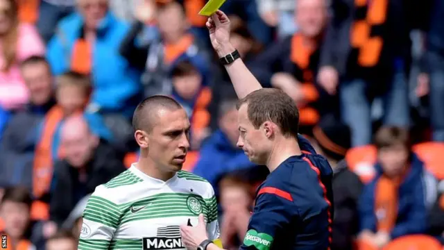 Scott Brown takes his punishment from Willie Collum