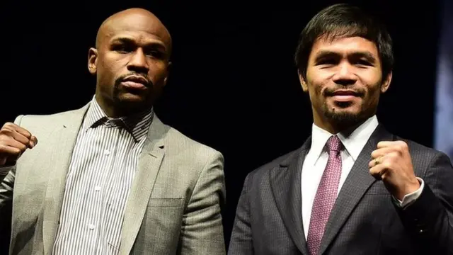 Floyd Mayweather and Manny Pacquiao