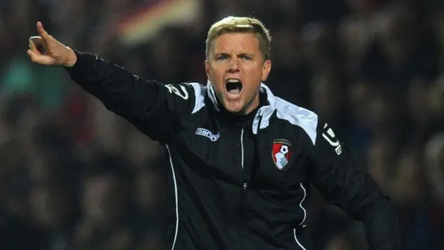 Bournemouth boss Eddie Howe