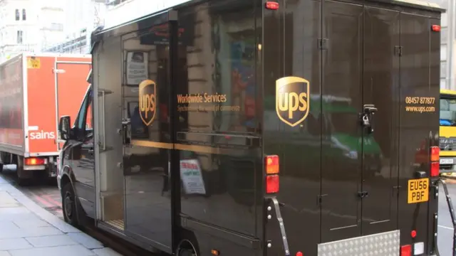 UPS van