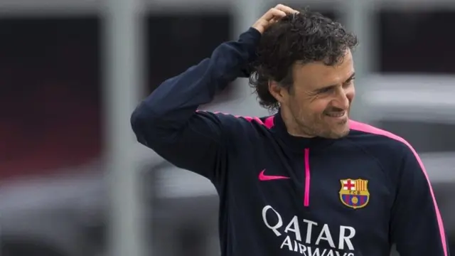 Barcelona manager Luis Enrique