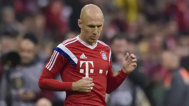 Bayern Munich winger Arjen Robben