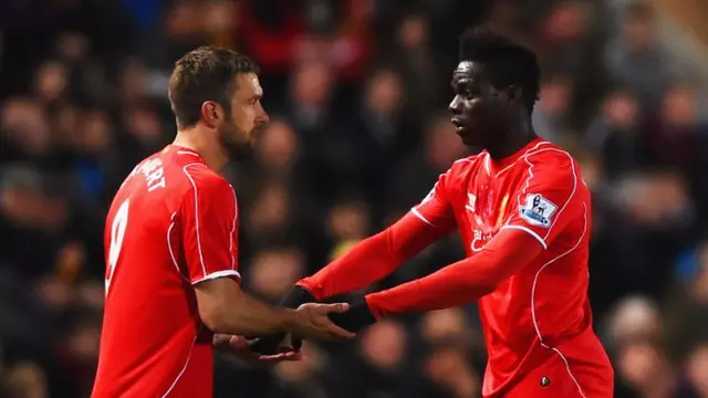 Rickie Lambert replaces Mario Balotelli