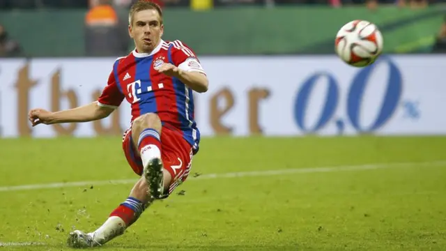 Phillip Lahm misses his penalty