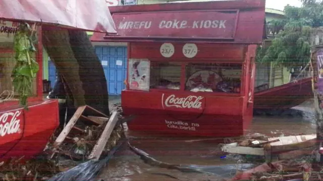 Narok town - Coke kiosk