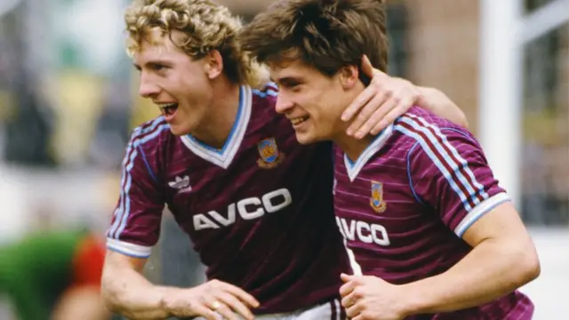 Frank McAvennie and Tony Cottee