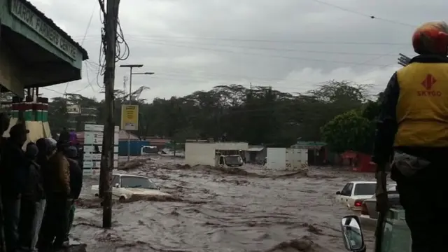 Flooding in Narok town, Kenya