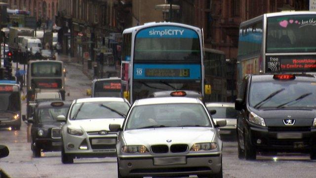 Traffic in Glasgow