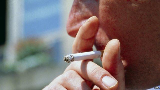 Smoking rates were higher in men