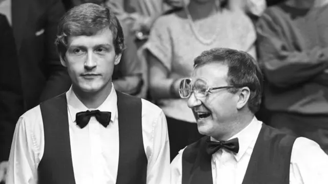 Steve Davis and Dennis Taylor