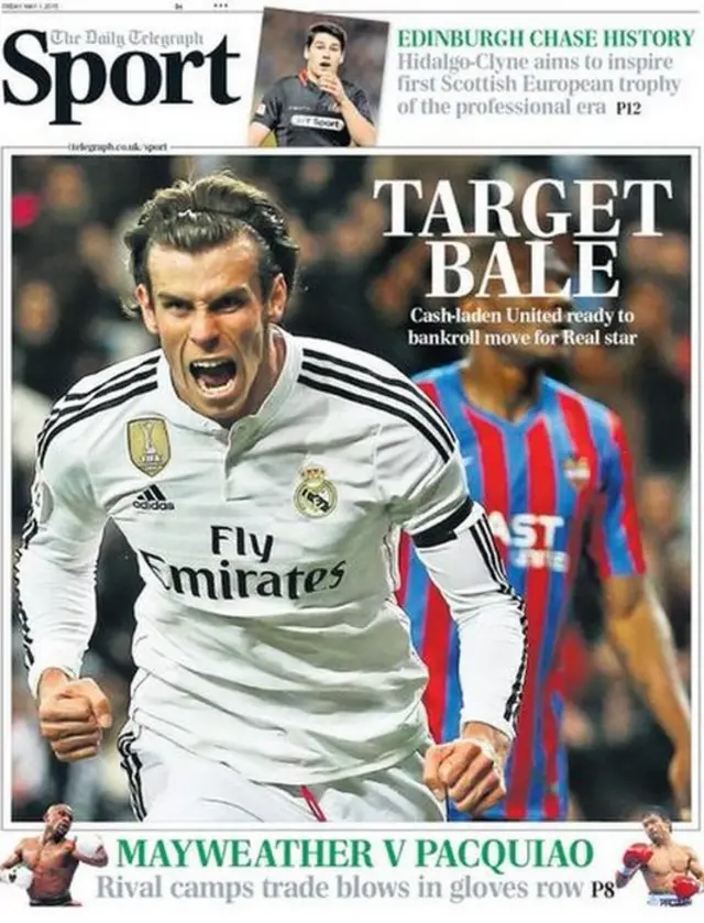 Daily Telegraph back page