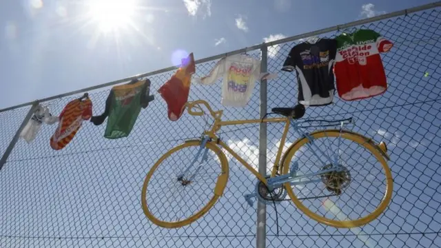 Tour de Yorkshire decorations at Robin Hood's Bay