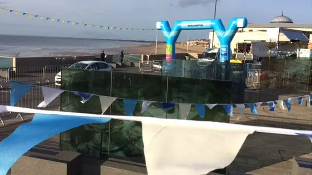 Tour de Yorkshire start line in Bridlington