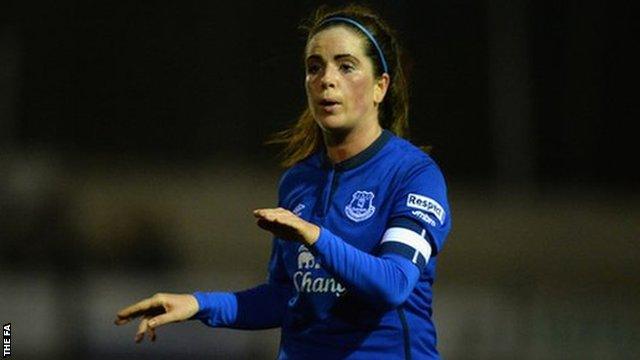 Everton captain Michelle Hinnigan