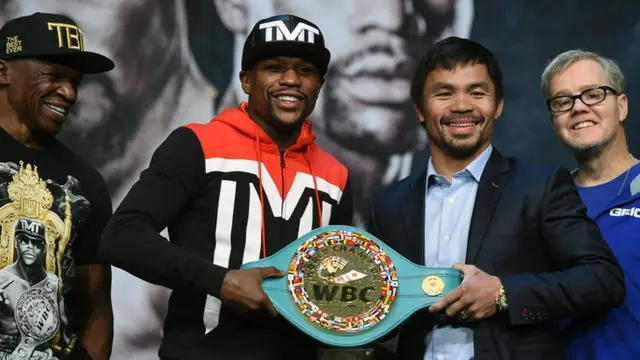 Floyd Mayweather and Manny Pacquiao