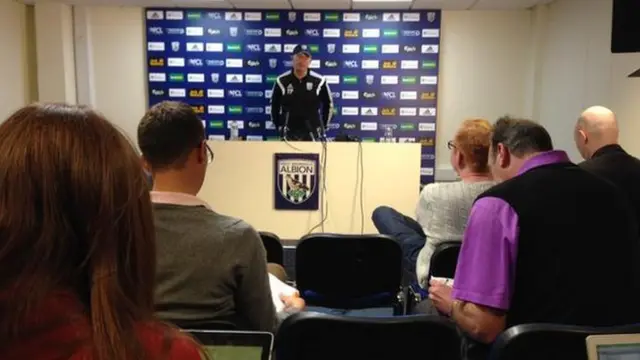 Tony Pulis news conference