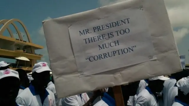 PLacard at the Black Star Square rally