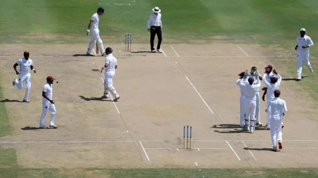 West Indies celebrate