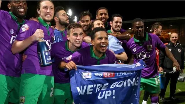 Bristol City celebrate