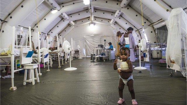 MSF used this type of inflatable hospital in Haiti